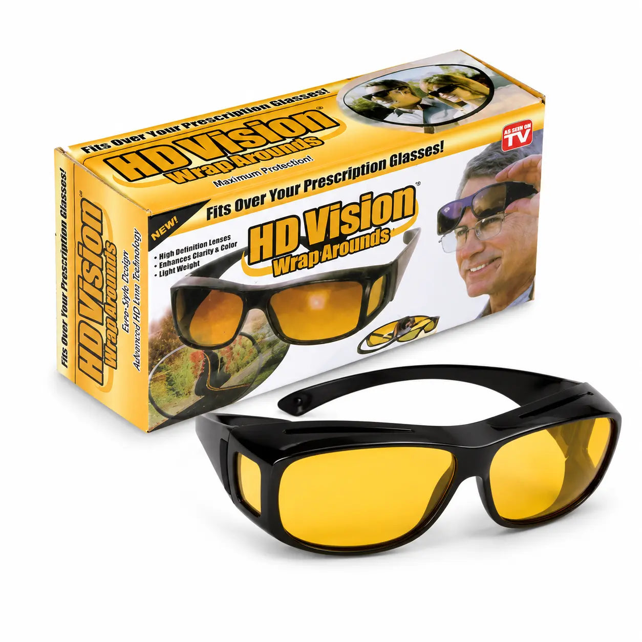 Day & Night HD Vision Wrap Around Goggles