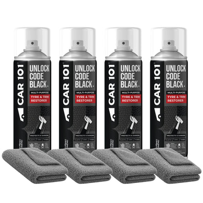 CAR101 Tyre & Trim Restorer Spray Coating ( pack of 2)