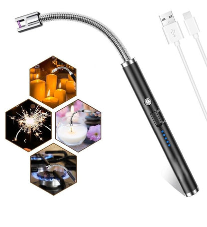 USB Plasma Rechargeable Electric Lighter for Kitchen