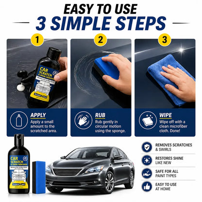 Car Body Scratch Remover for All Colors (Pack of 2)