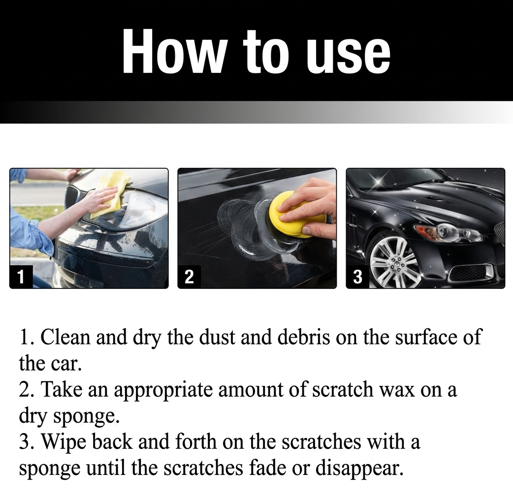 Instant Car Scratch Remover Wax (Buy 1 Get 1 Free )