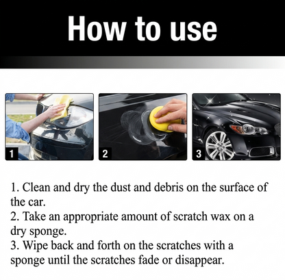 Instant Car Scratch Remover Wax (Buy 1 Get 1 Free )