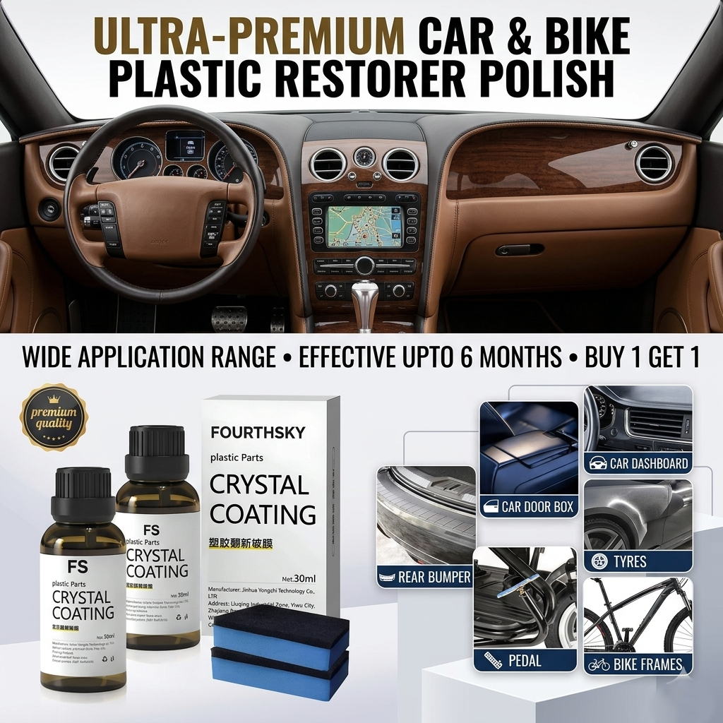 Crystal Coating For Plastic Parts Bogo (Pack of 2)