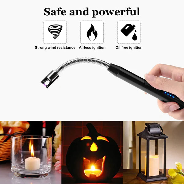 USB Plasma Rechargeable Electric Lighter for Kitchen