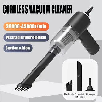 3-in-1 Air Duster & Vacuum Cleaner – Wireless & Powerful