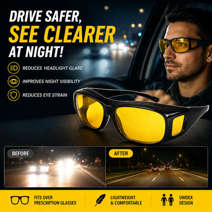 Day & Night HD Vision Wrap Around Goggles